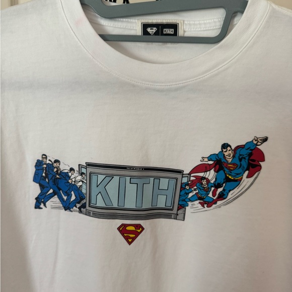 Kith White and Blue Graphic Tee - Picture 3 of 4
